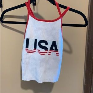 USA Crop Top
